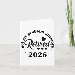 2026 nicht mehr mein Problem Vintager Karte