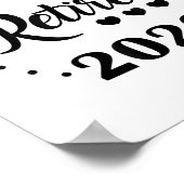 2026 nicht mehr mein Problem Vintager Poster (Ecke)