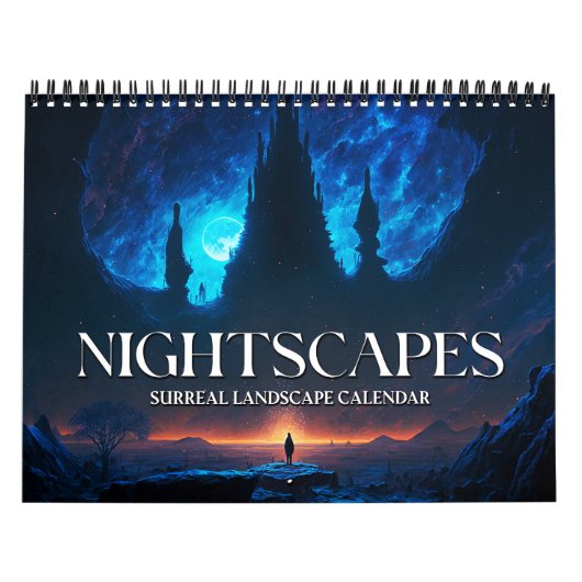 2026 Nightscapes 1 Surreal Landscape Art Kalender (Titelbild)