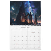2026 Nightscapes 2 Surreal Space Landscape Art Kalender (Jan 2027)