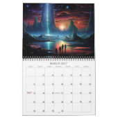 2026 Nightscapes 3 Surreal Space Landscape Art Kalender (Mär 2027)