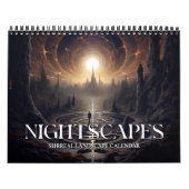 2026 Nightscapes 3 Surreal Space Landscape Art Kalender (Titelbild)