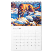 2026 North American Wildlife Single Page Kalender (Jan 2027)