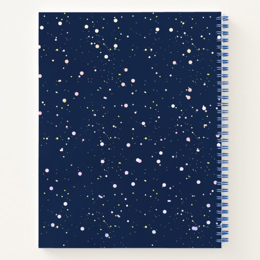 2026 number year artistic journal Spiral Notebook Notizblock (Rückseite)