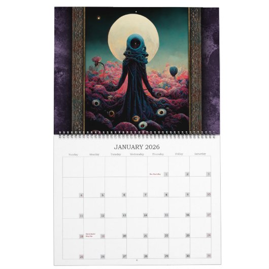 2026 Odd Country 2 Surreal Art Calendar Kalender (Jan 2026)