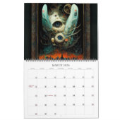 2026 Organisms Surreal Dark Sci-Fi Kalender (Mär 2026)