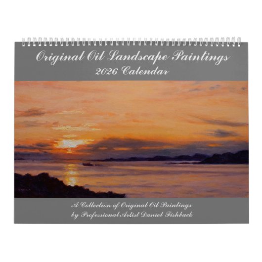 2026 Original Landscape Paintings Kalender (Titelbild)