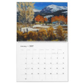 2026 Originale Landschaftsgemälde Kalender (Jan 2027)