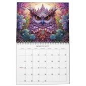 2026 Owls Whimsical Fantasy Art Calendar Kalender (Mär 2027)