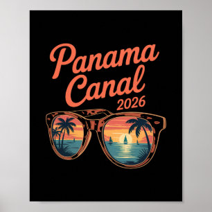 2026 Panamakanal Kreuzfahrt Familienreise Freunde Poster