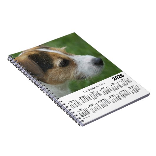 2026 Parson Russell Terrier Calendar von Janz Notizblock (Rechte Seite)