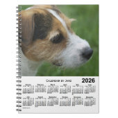 2026 Parson Russell Terrier Calendar von Janz Notizblock (Vorderseite)