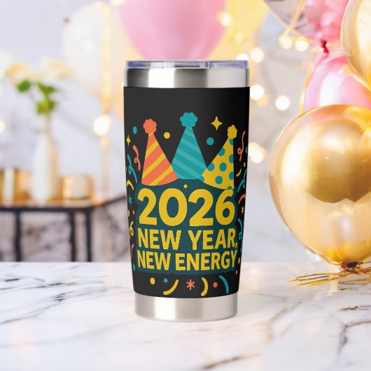 2026 Party Hat Fun Thermobecher (Bachelor Party (gedreht))