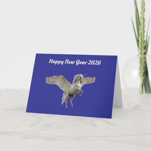 2026 Pegasus Holiday Card Feiertagskarte (Vorderseite)