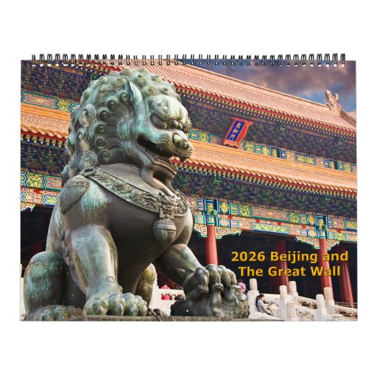 2026 Peking-und-Große-Mauer-Kalender Kalender (Titelbild)