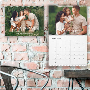 2026 Personalisierte 12-monatige Fotos Kalender