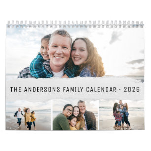 2026 Personalisierte Familie Einfach Minimalistisc Kalender