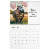 2026 Personalisierter Anpassbarer Kalender (Mär 2027)
