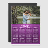 2026 Personalisierter Kalender Magnetkarte (Vorne/Hinten)