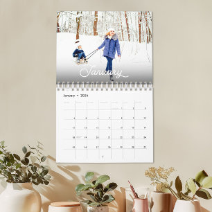2026 Personalisiertes Familienfoto Kalender
