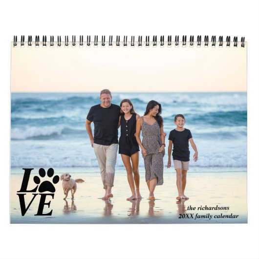 2026 Personalized Dog & Family Photo Moments Kalender (Titelbild)