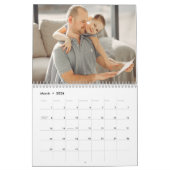 2026 Personalized Family Simple Minimalist  Kalender (Mär 2026)