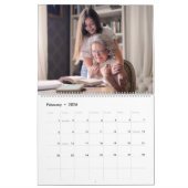 2026 Personalized Family Simple Minimalist Kalender (Feb 2026)