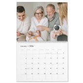 2026 Personalized Family Simple Minimalist Kalender (Jan 2026)