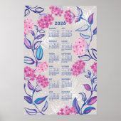 2026 Pflanze des Kalenderposters Wachs Poster (Vorne)