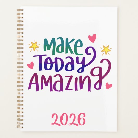 2026 Phantastisch machen | Motivierend Jahr Planer (Vorderseite)