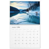 2026 Phantastische schöne Landschaften im Hochland Kalender (Jan 2026)