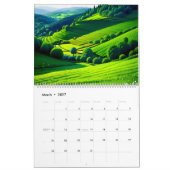 2026 Phantastische schöne Landschaften zwei Kalender (Mär 2027)