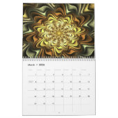 2026 Phantastisches Fraktal Art Psychedelic Kalender (Mär 2026)