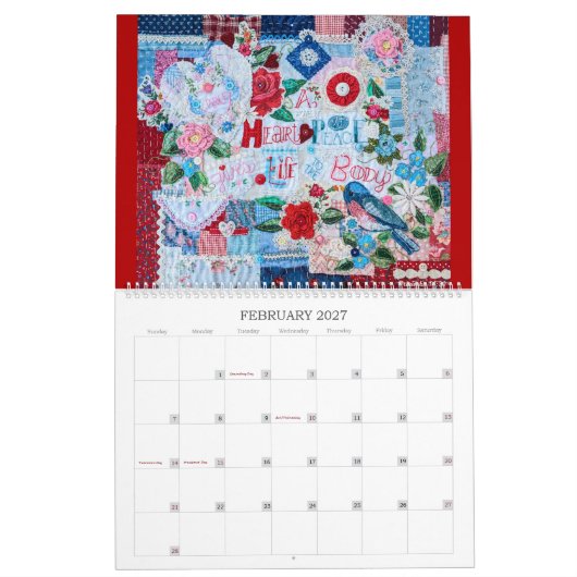2026 Piece by Peace Scripture Calendar Kalender (Feb 2027)