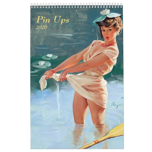 2026 Pin Up Calendar Kalender (Titelbild)