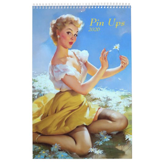 2026 Pin Up Calendar Kalender (Titelbild)