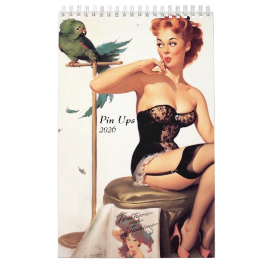 2026 Pin-Up-Kalender Kalender (Titelbild)
