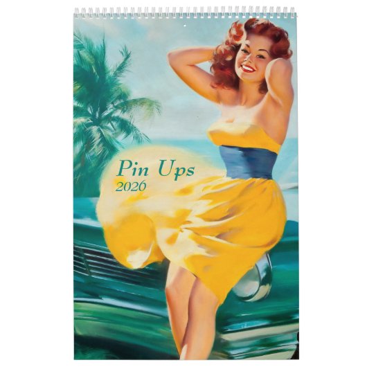 2026 Pin-Up-Kalender Kalender (Titelbild)