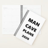 2026 Planer für Männer Man Cave Pläne Schwarze Sch (Anzeige)