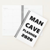2026 Planer für Männer Man Cave Planer Schwarze Sc (Anzeige)