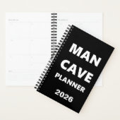 2026 Planer für Männer Man Cave Planer Weiße Schri (Anzeige)