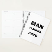2026 Planer für Männer Mann Planer schwarze Schrif (Anzeige)