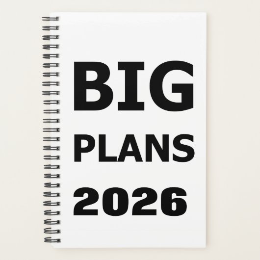 2026 Planer Lustige Sprüche Große Pläne (Vorderseite)