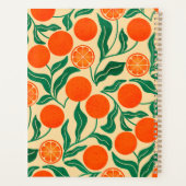 2026 Planer | Orange Citrus Botanisches Design (Rückseite)