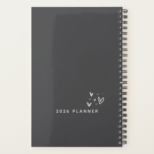 2026 PLANNER - Funny Cat Planner Planer (Rückseite)