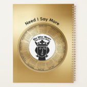 2026 Planner Funny She Who Wears The Crown Rules Planer (Rückseite)