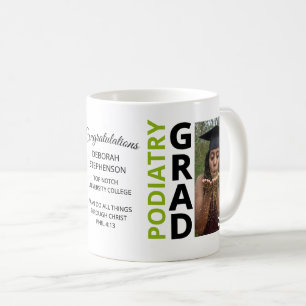 2026 PODIATRIE Absolventenfoto Graduierungsandenke Kaffeetasse