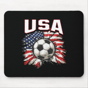 2026 Pokal Flagge Fußball Stolz Spaß Familie USA  Mousepad
