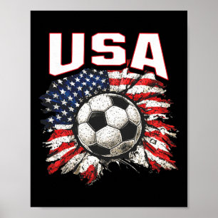 2026 Pokal Flagge Fußball Stolz Spaß Familie USA Poster