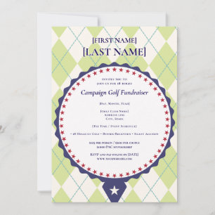 2026 Politischer Kandidat Golf Scramble Fundraiser Einladung